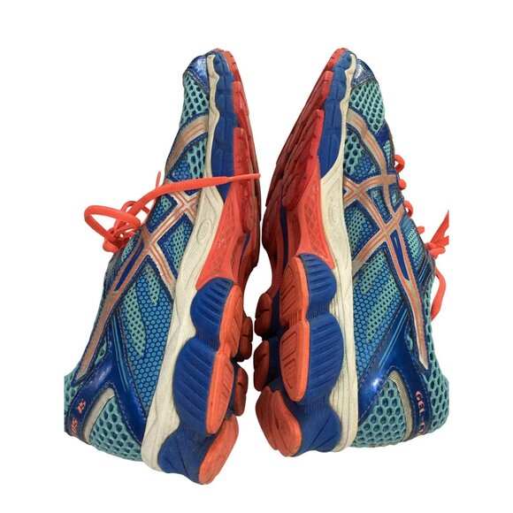 Asics T3C5N Gel-Cumulus 15 Womens Size 9 Blue Orange Mesh Running sneaker Shoes - Picture 6 of 8